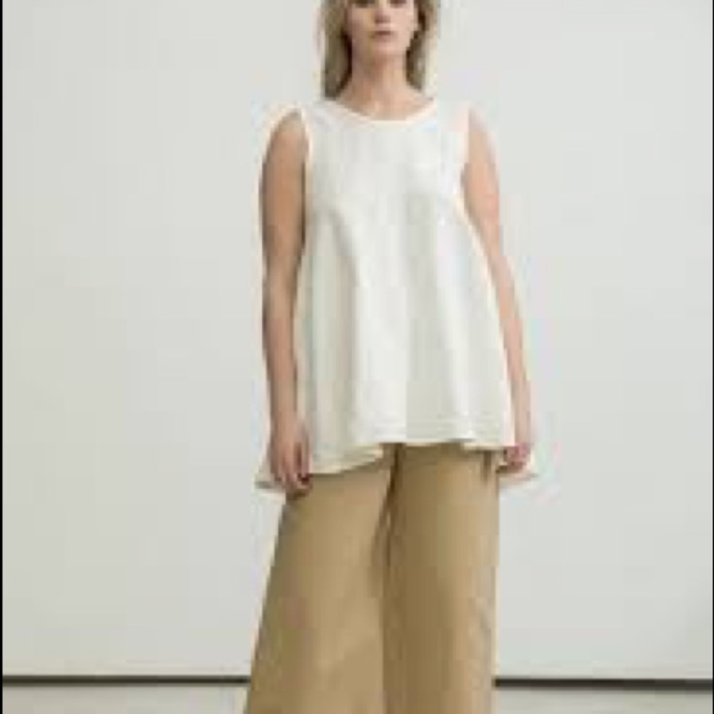 For Trade- Ivory Linen Tunic (M)